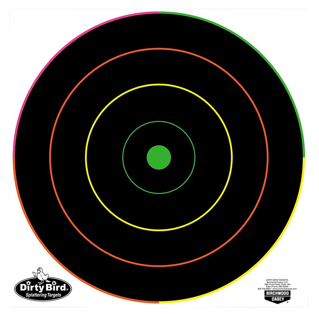 BIRCHWOOD CASEY DIRTY BIRD MULTI COLOR 12 TARGET 10PK