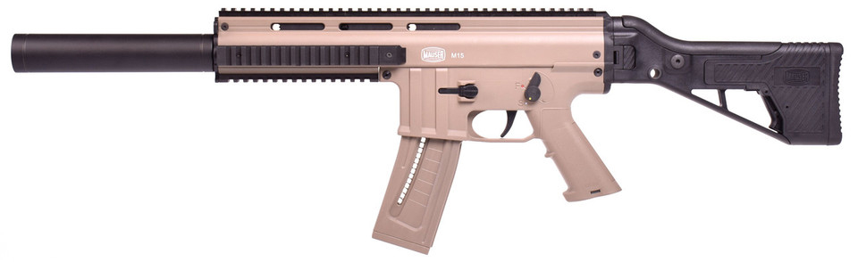 BLUE LINE SOLUTIONS MAUSER M-15 SD TAN FAKE SUPPRESSOR 10RD