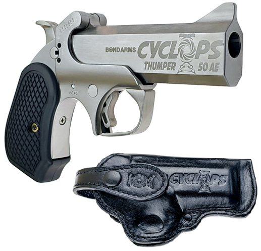 BOND ARMS CYCLOPS 50AE PACK WITH HOLSTER 4.25 SS