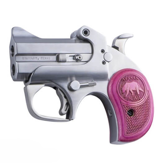 BOND ARMS MAMA BEAR 357MAG 38SPL 2.5 PINK GRIPS