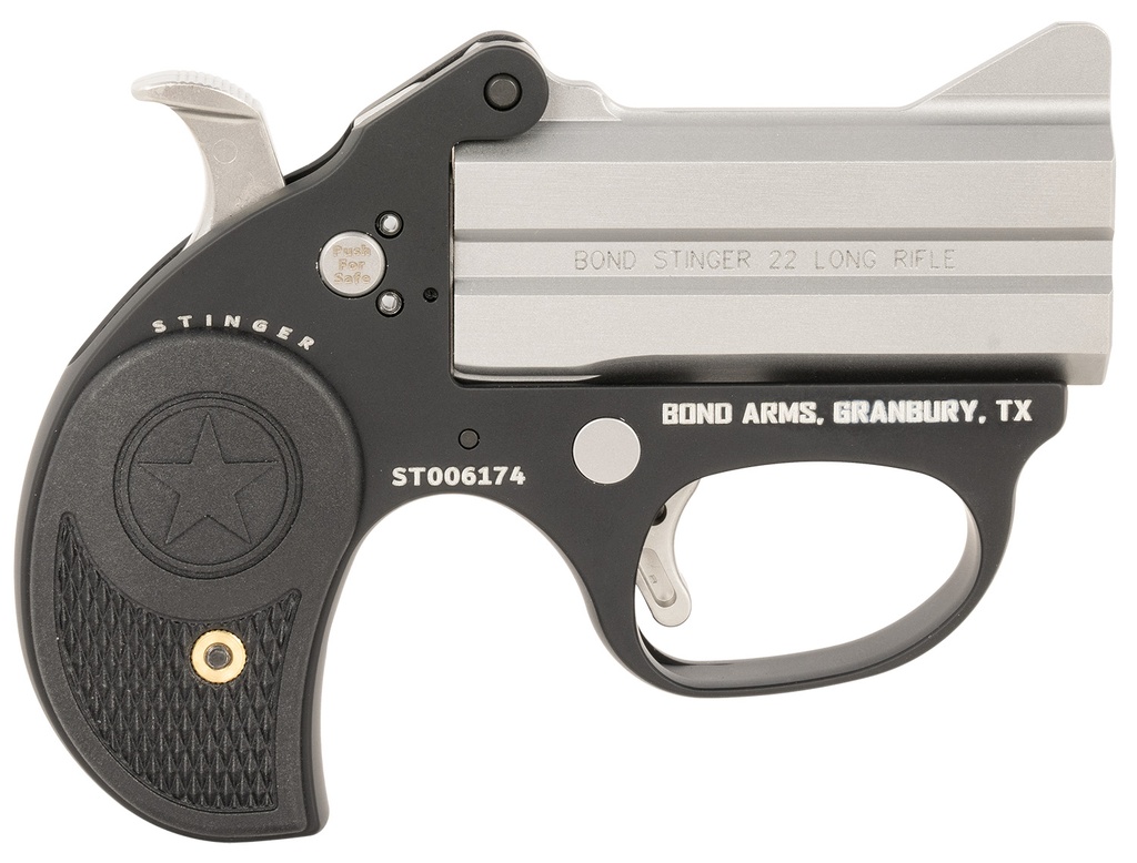 BOND ARMS STINGER 22LR 3 ALUM FRAME PLASTIC GRIP