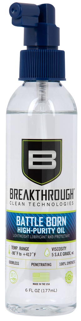 BREAKTHROUGH CLEAN BATTLE BORN HIGH PURITY OIL 60Z SPRAY