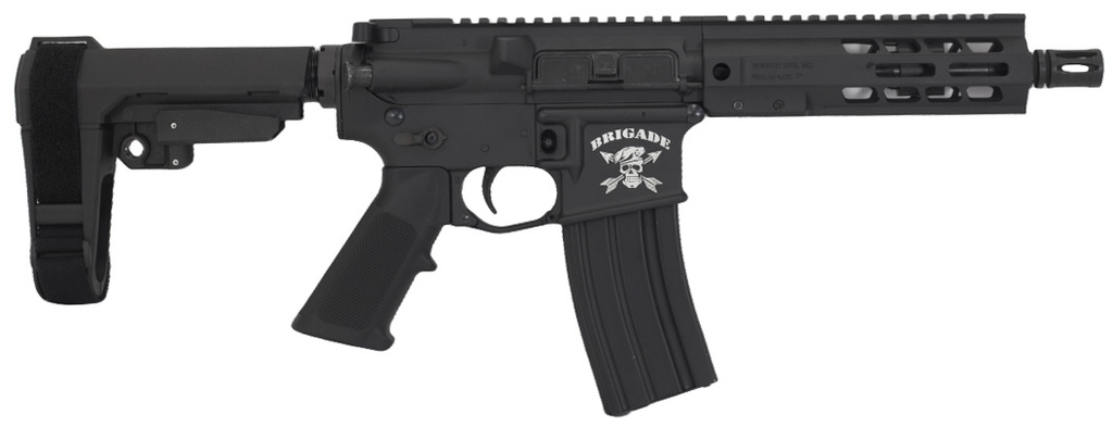BRIGADE BM-15 5.56 7.5 BLACK SBA3 MLOK A2
