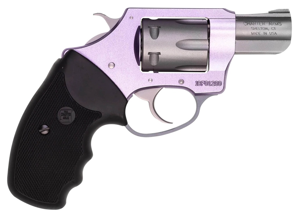 CHARTER ARMS LAVENDER LADY 22LR 2 SS FULL GRIP 8RD