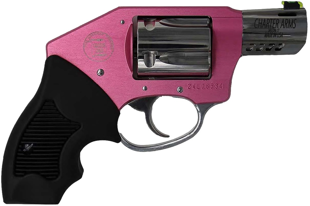 CHARTER ARMS COYOTE OFF DUTY 380ACP 2 PINK PORTED 5R