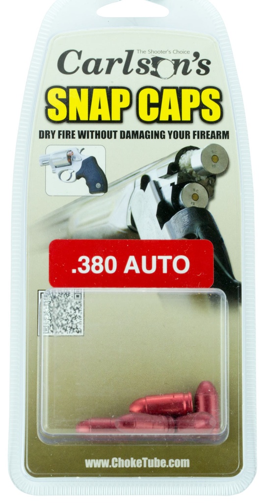 CARLSON'S SNAP CAPS 380ACP 5PK