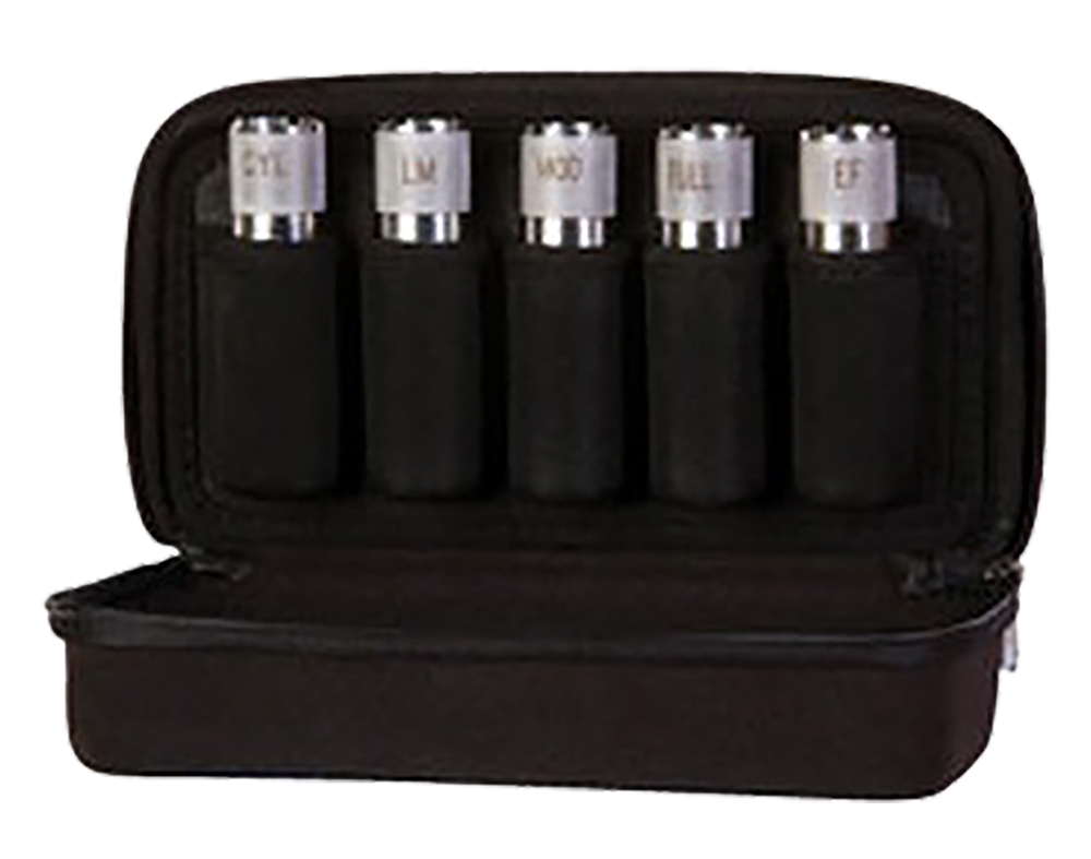 CARLSON'S CHOKE TUBE CASE 5 TUBES BLACK NYLON