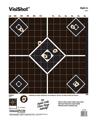 CHAMPION VISISHOT SIGHT-IN (10/PK)