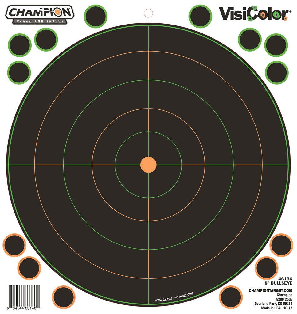 CHAMPION 8BULLS EYE 5PK W/40 PASTORS