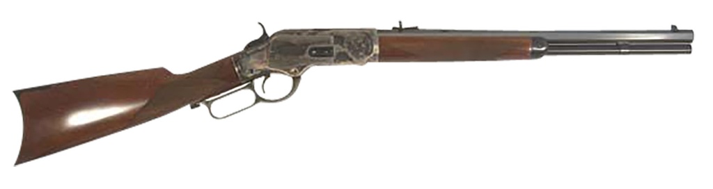 CIMARRON FIREARMS CO UBERTI 1873 SADDLE RIFLE 45LC 18 CASE HARD