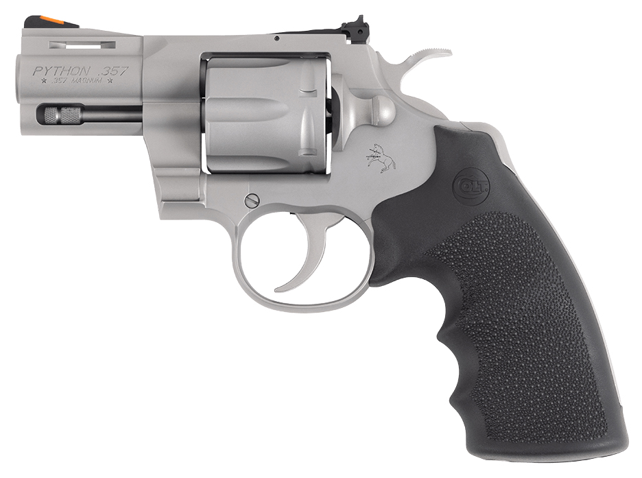 COLT PYTHON 357MAG 2.5 MATTE SS RUBBER