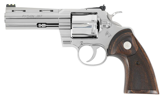 COLT TARGET PYTHON 357MAG 4.25 SS WALNUT