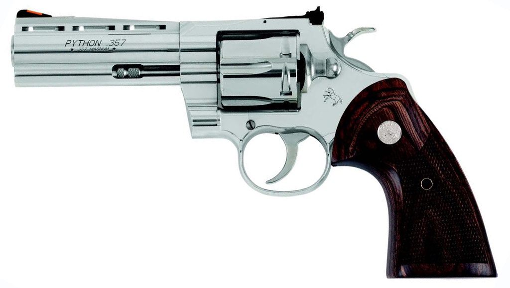 COLT PYTHON 357MAG 5 SS WOOD GRIP