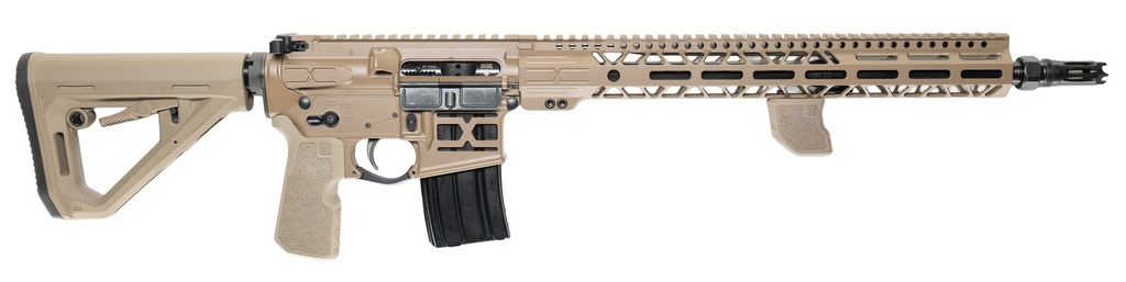 CUSTOM & COLLECTABLE FIREARMS FAXON FF-15 6MM ARC 16 FDE CMC MLOK 15