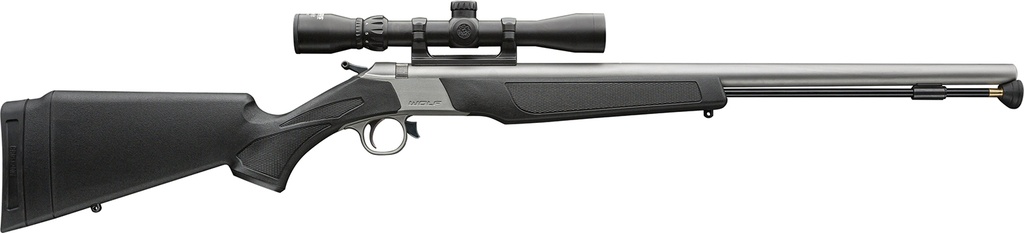 CVA WOLF BLACK 50CAL 24 SS SCOPE