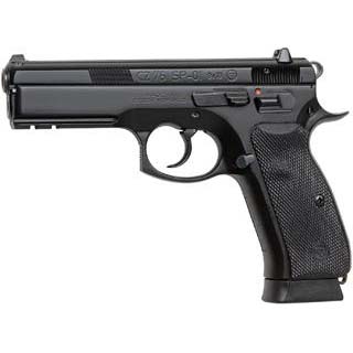 CZ USA 75 SP-01 9MM 4.6 FS RAIL RUBBER GRIPS 18RD