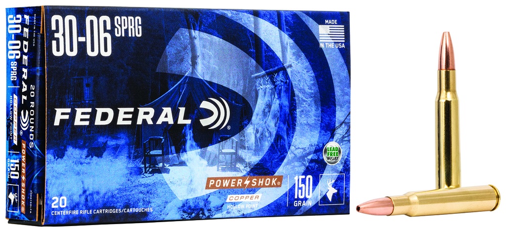 FEDERAL AMMO POWER-SHOK 243WIN 85GR COPPER 20/10