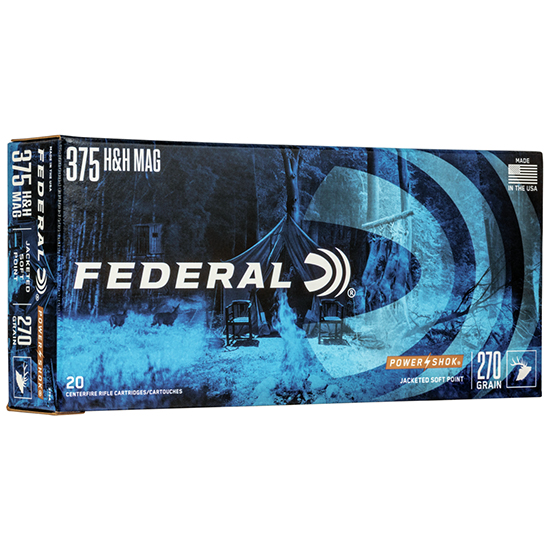 FEDERAL AMMO POWER-SHOK 375HH 270GR SP 20/10