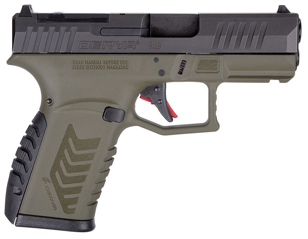 Derya Arms DY9Z 9MM ODG/BLACK 15+1 OR