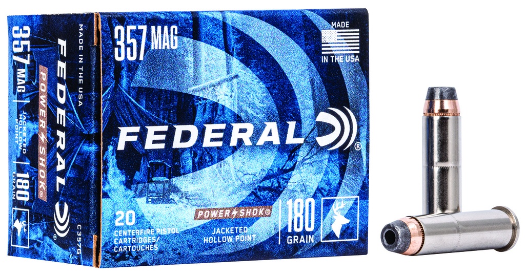 FEDERAL AMMO CLASSIC 357MAG 180GR HI-SHOK JHP 20/25