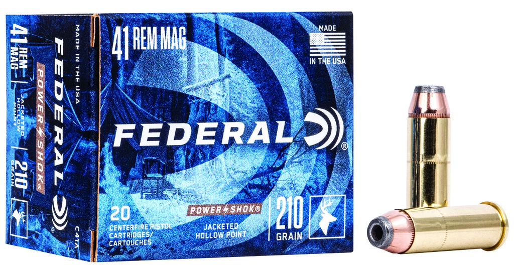 FEDERAL AMMO CLASSIC 41MAG 210GR HI-SHOK JHP 20/25