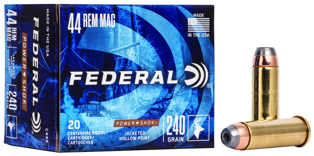 FEDERAL AMMO CLASSIC 44MAG 240GR HI-SHOK JHP 20/25