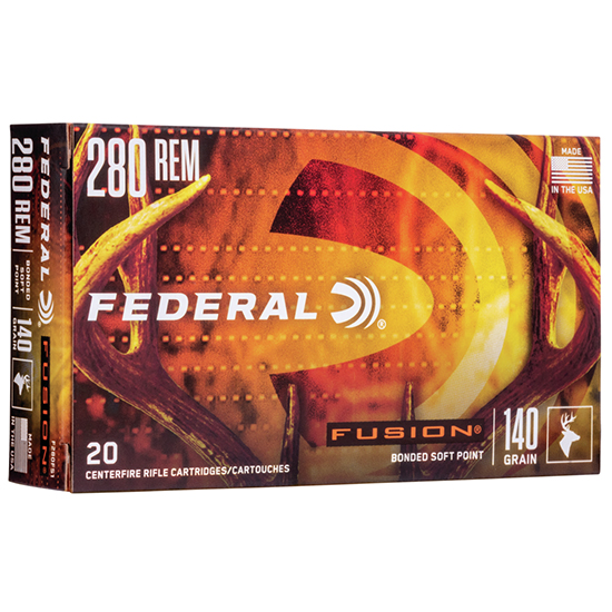 FEDERAL AMMO FUSION 280REM 140GR 20/10