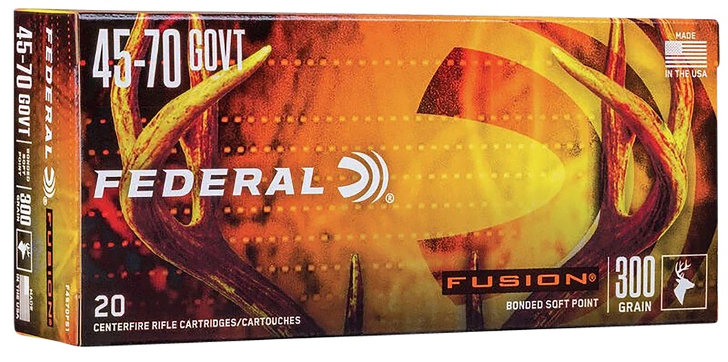 FEDERAL AMMO FUSION 45-70 300GR 20/10
