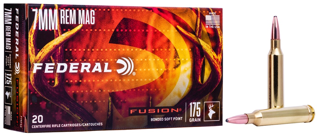 FEDERAL AMMO FUSION 7MMREM 175GR 20/10