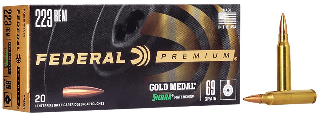 FEDERAL AMMO GOLD MEDAL 338LAP 250GR SIE MK BTHP 20/10