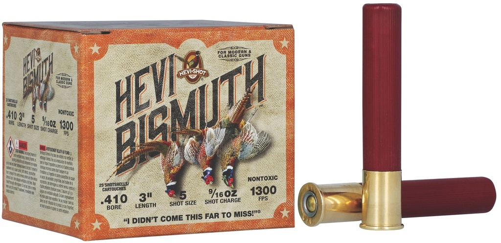 FEDERAL AMMO HEVI BISMUTH UPLAND 410GA 3 .562OZ #5 25/10