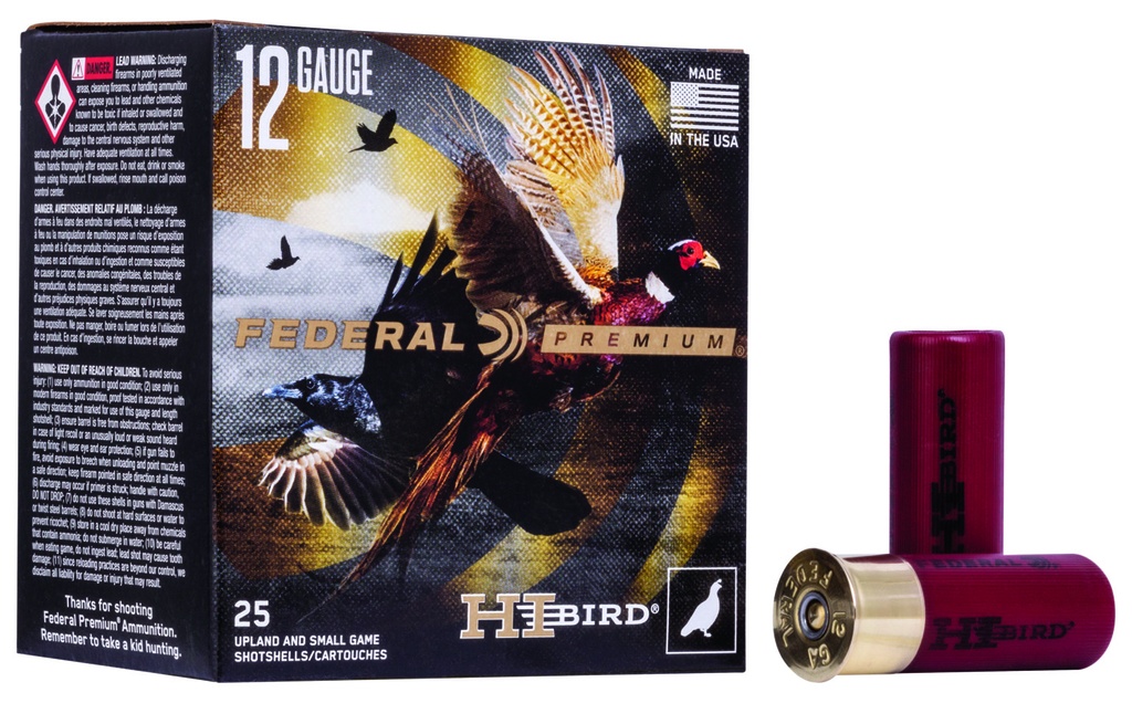 FEDERAL AMMO HIGH BIRD 12GA 2.75 1 1/8 OZ #7.5 25/10