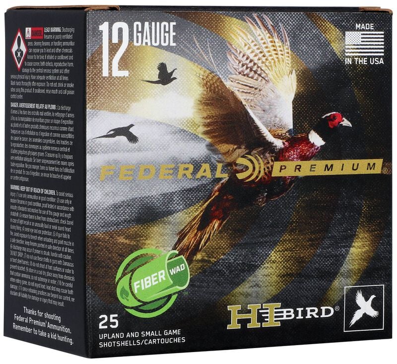 FEDERAL AMMO HIGH BIRD 12GA 2.75 1.25OZ #6 25/10
