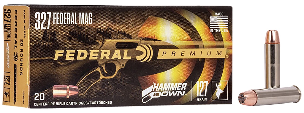 FEDERAL AMMO HAMMER DOWN 327FED 127GR 20/10