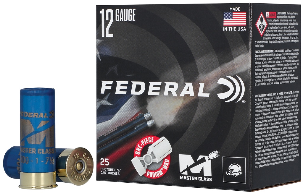 FEDERAL AMMO 12GA 2.75 1OZ 3.25DRAM #7.5 25/10