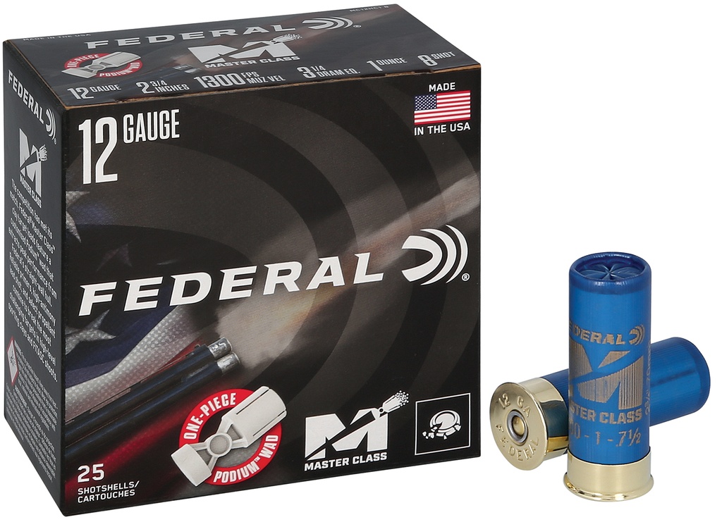 FEDERAL AMMO 12GA 2.75 1OZ 3.25DRAM #8 25/10