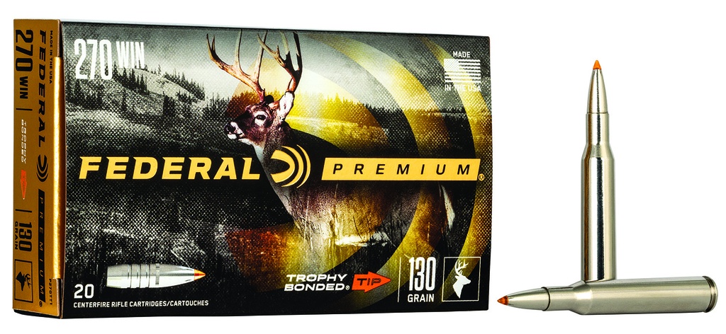 FEDERAL AMMO VITAL-SHOK 270WIN 130GR TB TIP 20/10
