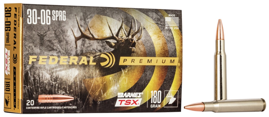 FEDERAL AMMO PREMIUM 30-06 180GR TSX 20/10