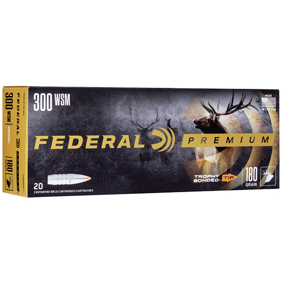 FEDERAL AMMO VITAL-SHOK 300WSM 180GR TB TIP 20/10