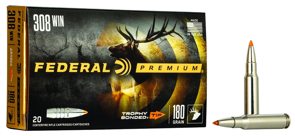 FEDERAL AMMO VITAL-SHOK 308WIN 180GR TB TIP 20/10