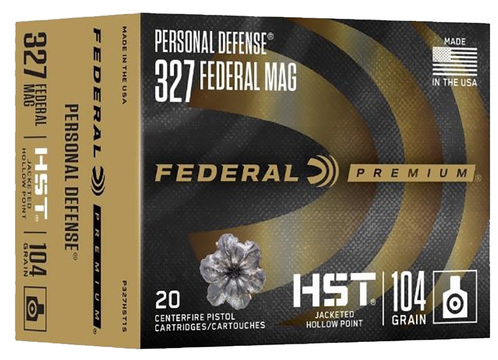 FEDERAL AMMO PERSONAL DEFENSE 327FED HST JHP 20/10