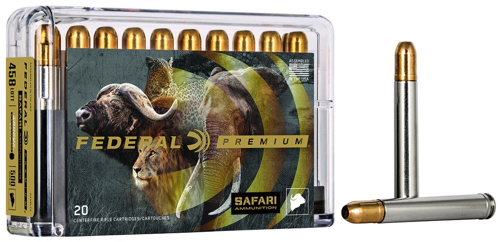 FEDERAL AMMO PREMIUM 458WIN 500GR TROPHY BONDED
