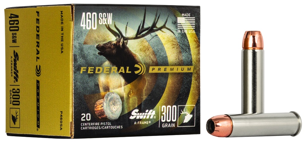 FEDERAL AMMO 460SW 300GR SWIFT A- FRAME VITAL SHOK