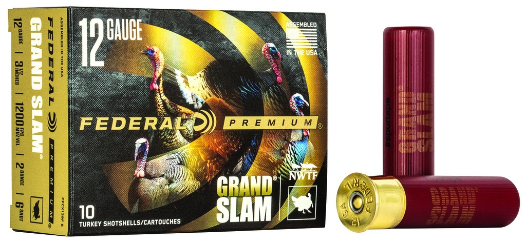 FEDERAL AMMO GRAND SLAM 12GA 3.5 2OZ #6 TKY 10/5