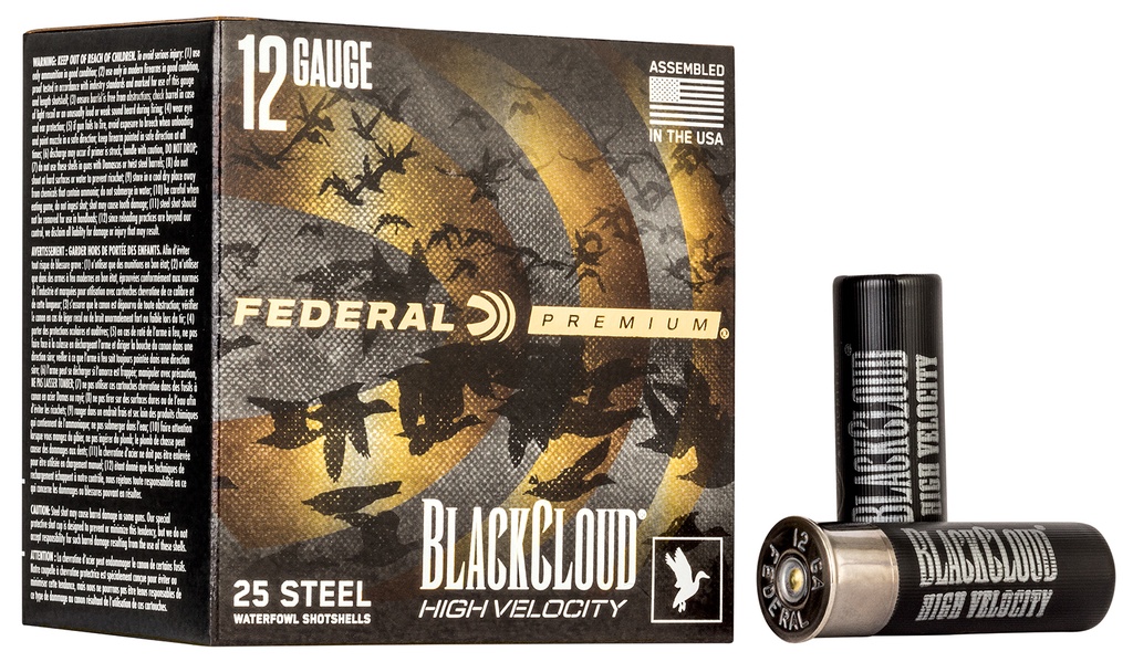 FEDERAL AMMO BLACK CLOUD HV 12GA 3 1-1/8OZ #4 25/10