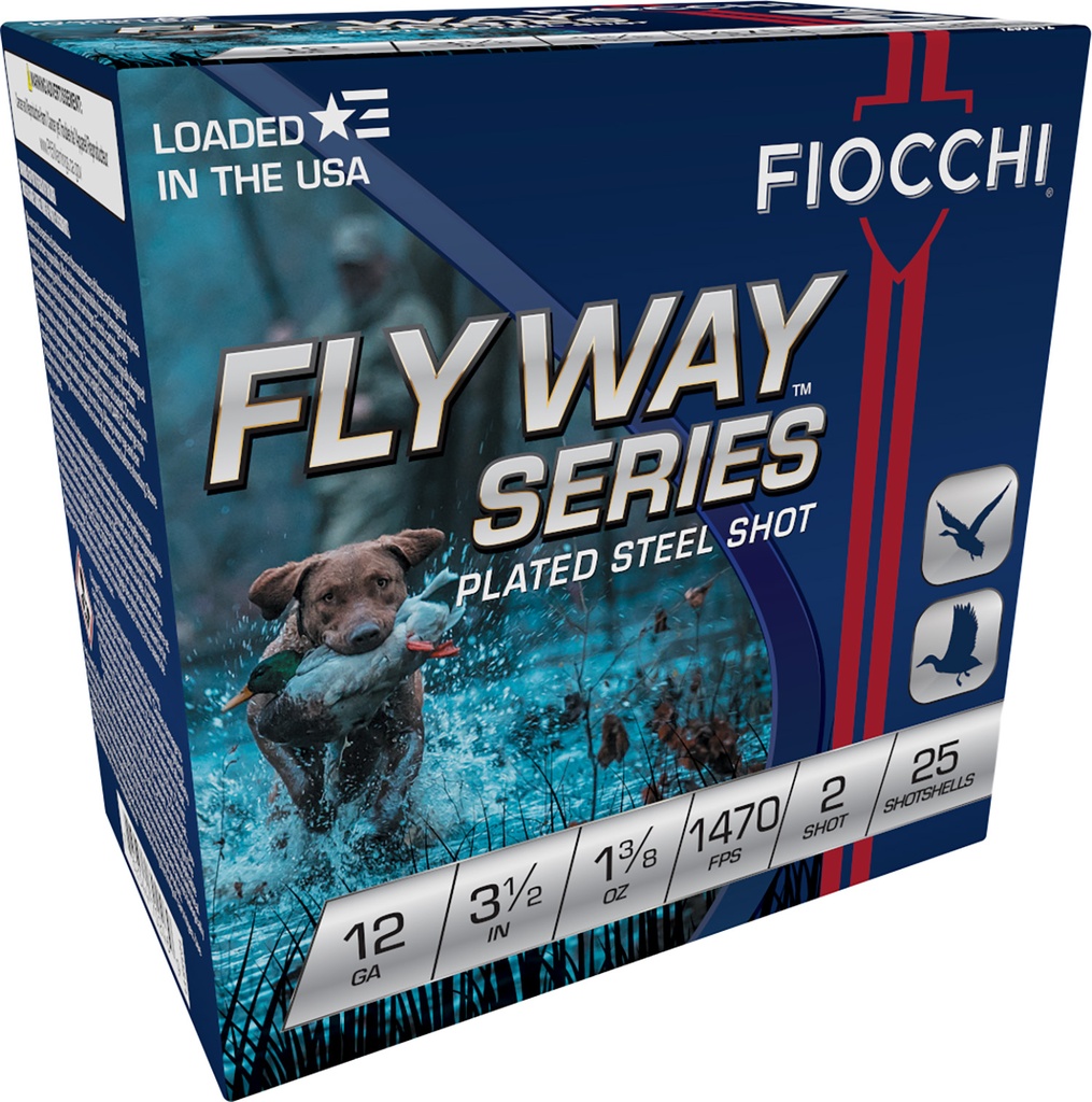 FIOCCHI AMMO FLYWAY 12GA 3.5 1 3/8OZ #2 25/10