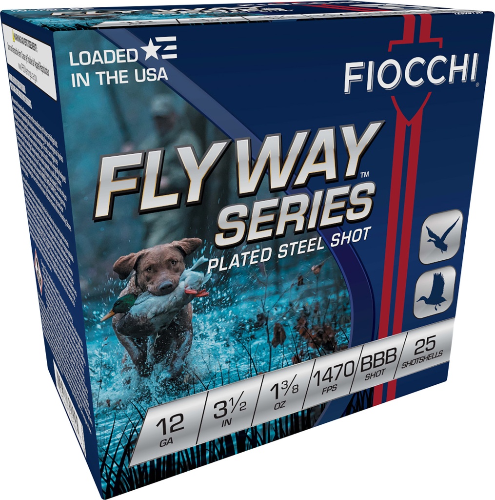 FIOCCHI AMMO FLYWAY 12GA 3.5 1 3/8OZ BBB 25/10