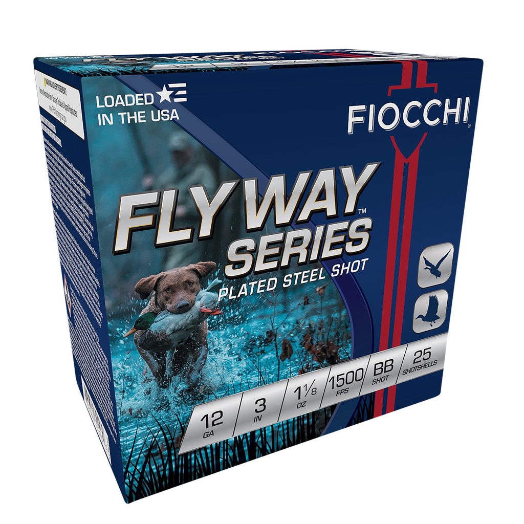 FIOCCHI AMMO FLYWAY 12GA 3 1 1/8OZ BB 25/10