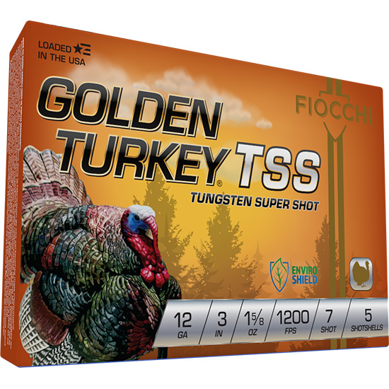 FIOCCHI AMMO GOLDEN TKY TSS 12GA 3 #7  5/10