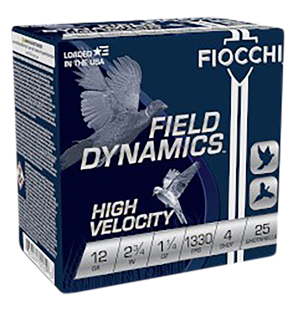 FIOCCHI AMMO FIELD HV 12GA 2.75 1.25OZ #4 25/10